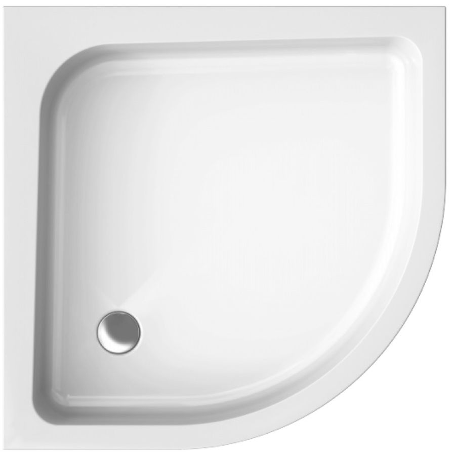 Polimat Pako receveur de douche semi-circulaire 90x90 cm blanc 00091