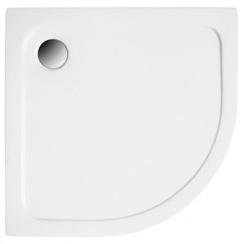 Polimat Standard receveur de douche semi-circulaire 90x90 cm blanc 00781