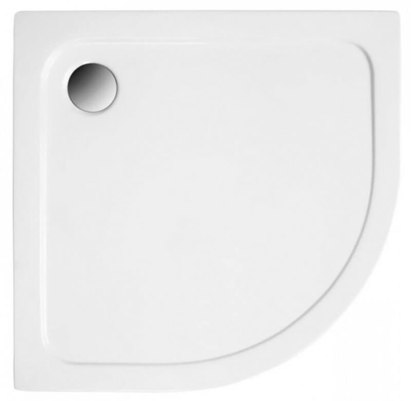 Polimat Standard receveur de douche semi-circulaire 90x90 cm blanc 00788