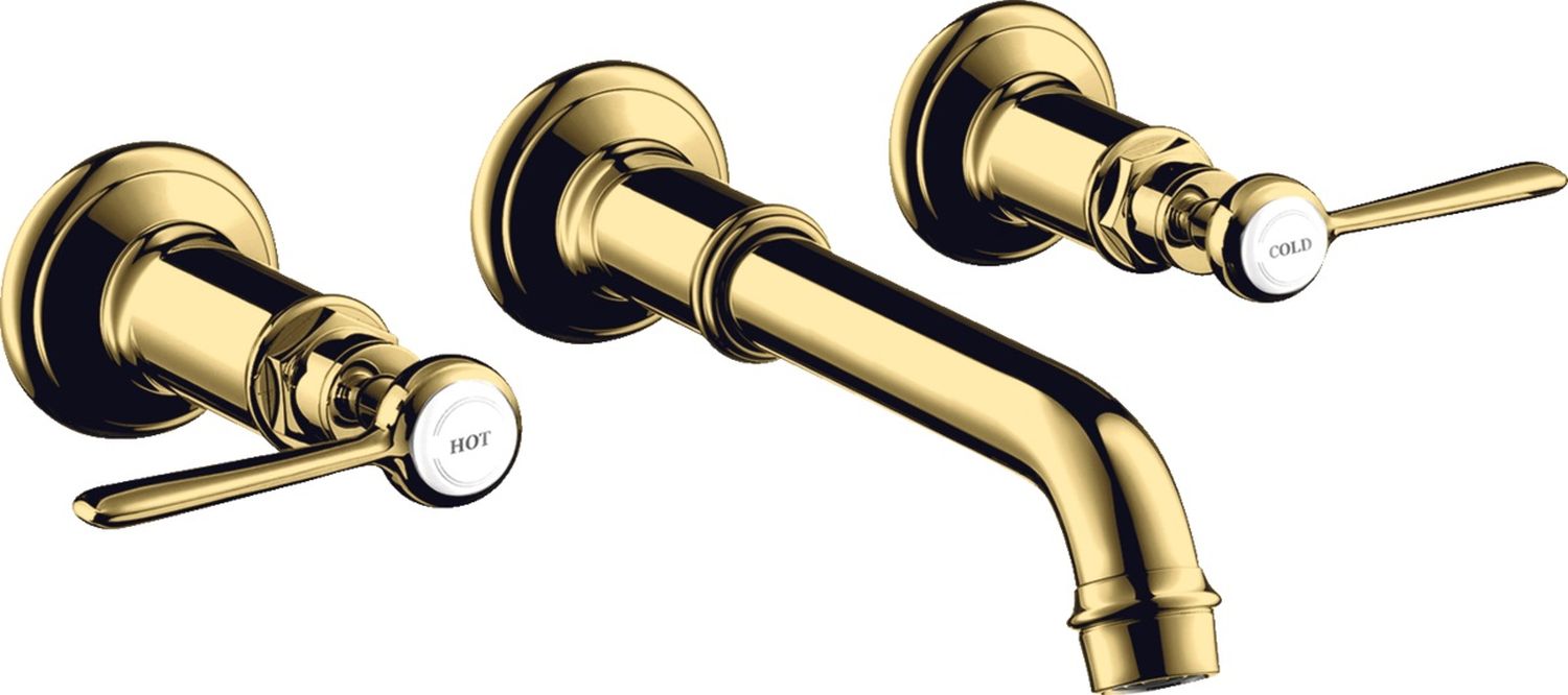 Axor Montreux mitigeur de lavabo encastrée doré 16534990