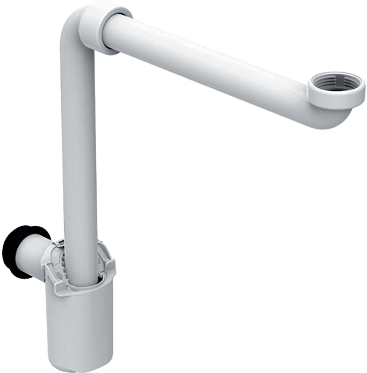 Geberit siphon de lavabo tubulaire blanc 151.116.11.1