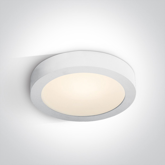 One Light Themelo plafonnier 1x30 W blanc 62130F/W/W