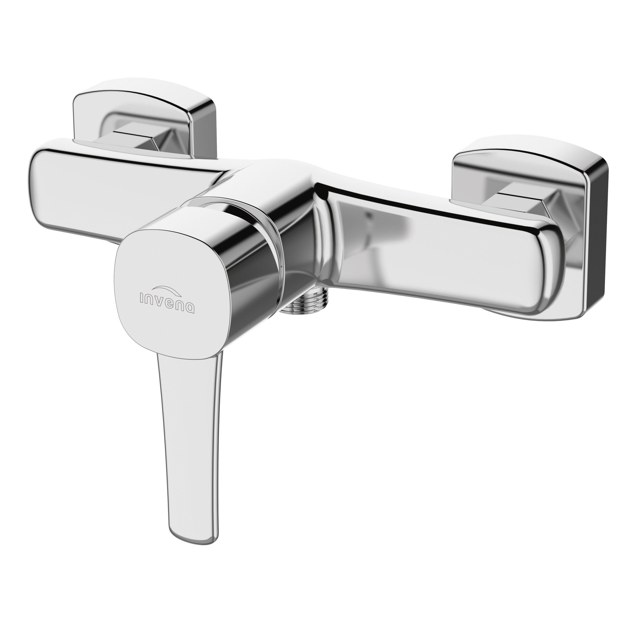 Invena Glamour mitigeur de douche murale chrome BN-02-001