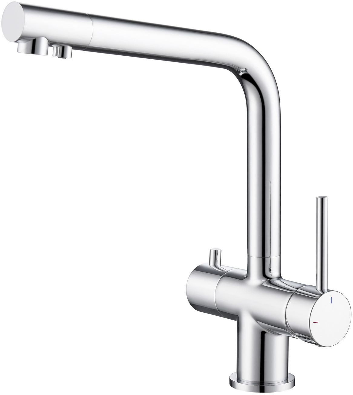 Blue Water Crystal mitigeur de cuisine sur pied chrome 5901730616408