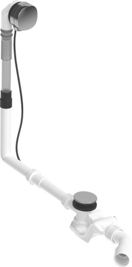 Duravit Quadroval siphon de baignoire chrome 792207000001000