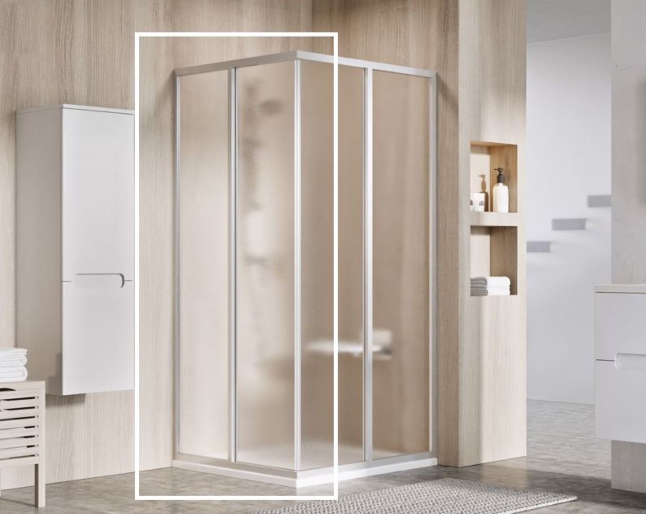 Ravak Supernova porte de douche 90 cm coulissant satin mat/ 14V70UO2ZG