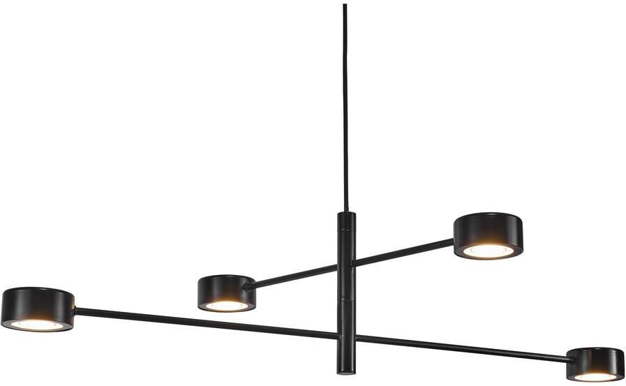Nordlux Clyde lampe suspendue 4x5 W noir 2010803003