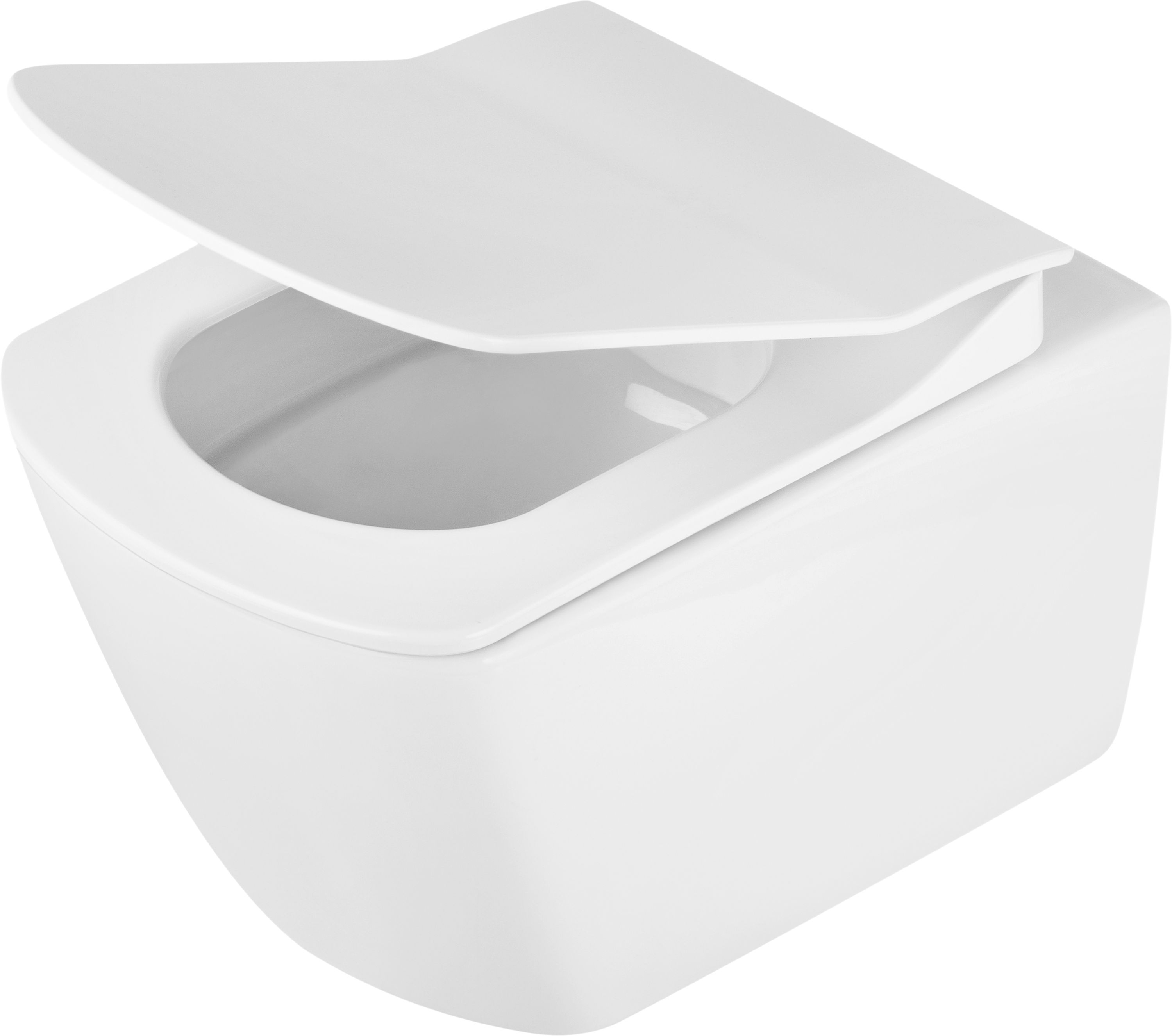 Set cuvette de WC Deante Anemon CDZ_6ZPW, abattant de WC Deante Anemon CDZ_6ZOZ