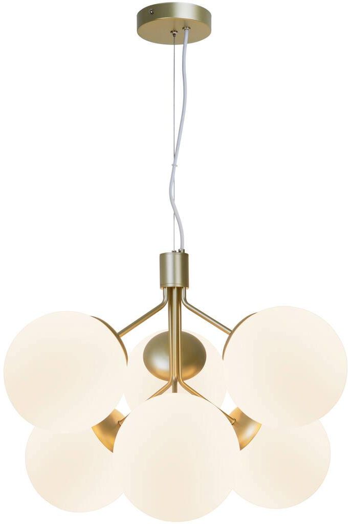 Nordlux Ivona lampe suspendue 6x28 W blanc-laiton 2112163035