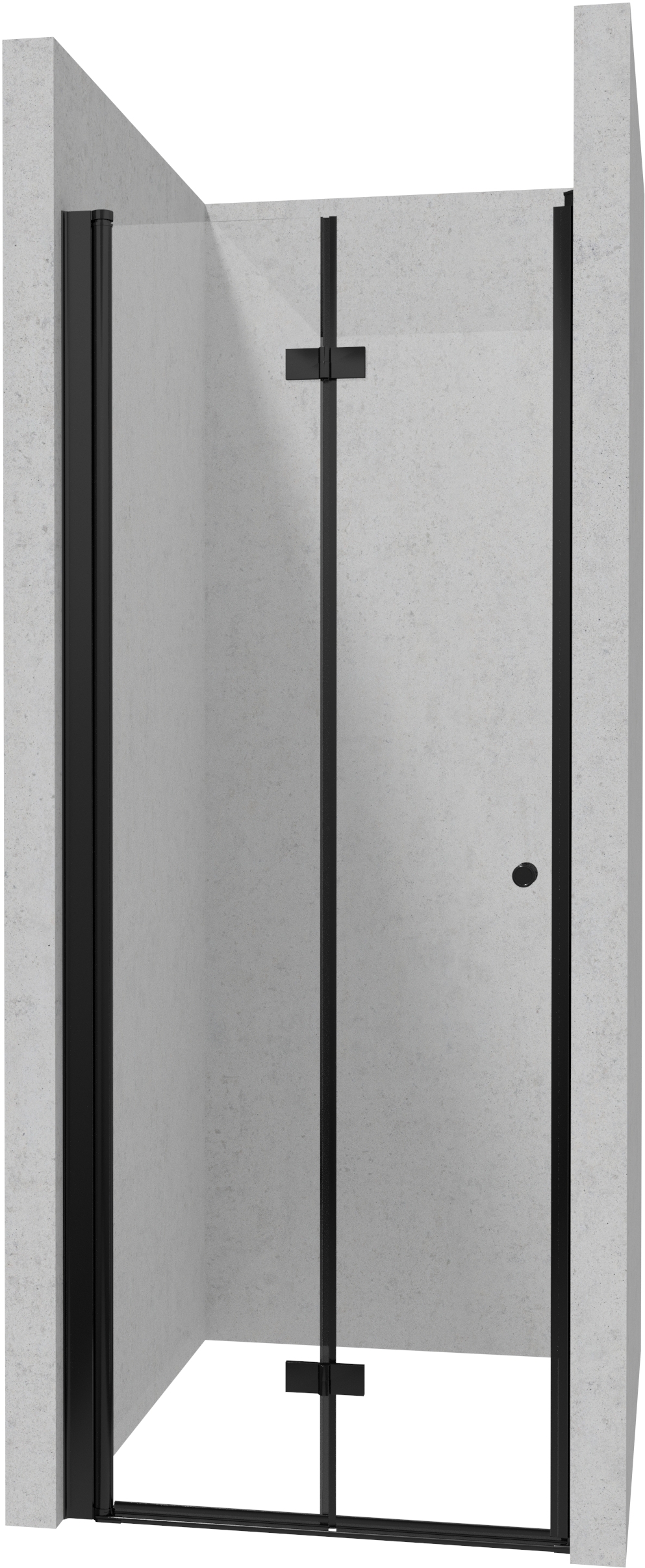 Set porte de douche Deante Kerria Plus KTSXN43P, profil Deante Kerria Plus KTS_N00X