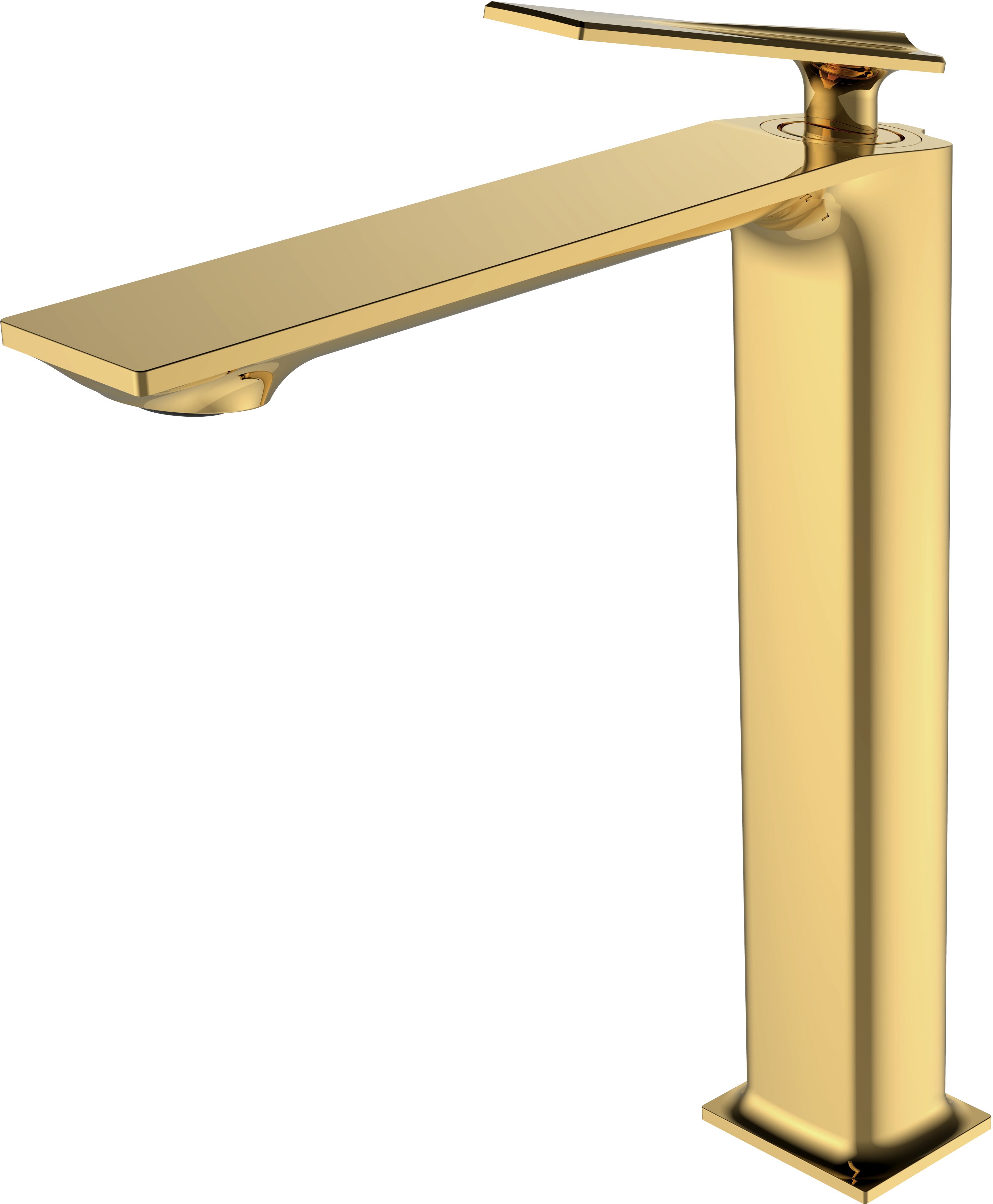 Besco Aspira mitigeur de lavabo sur pied doré BU-AI-ZL