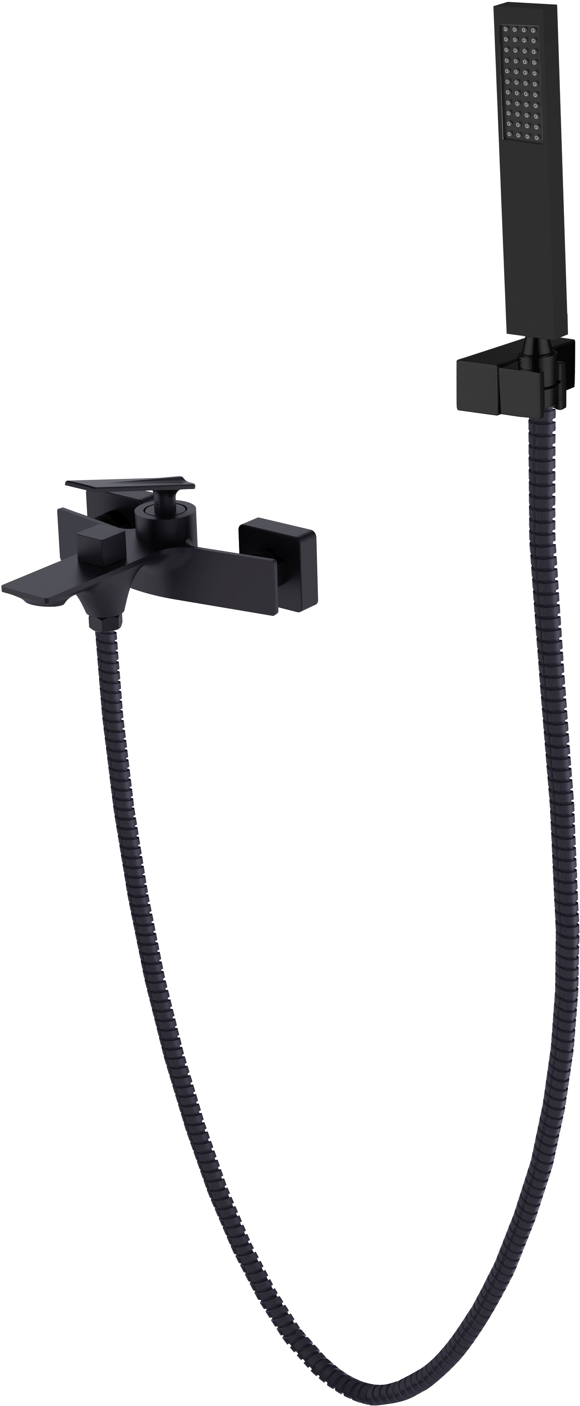 Besco Aspira mitigeur bain-douche murale noir BW-AS-CZ