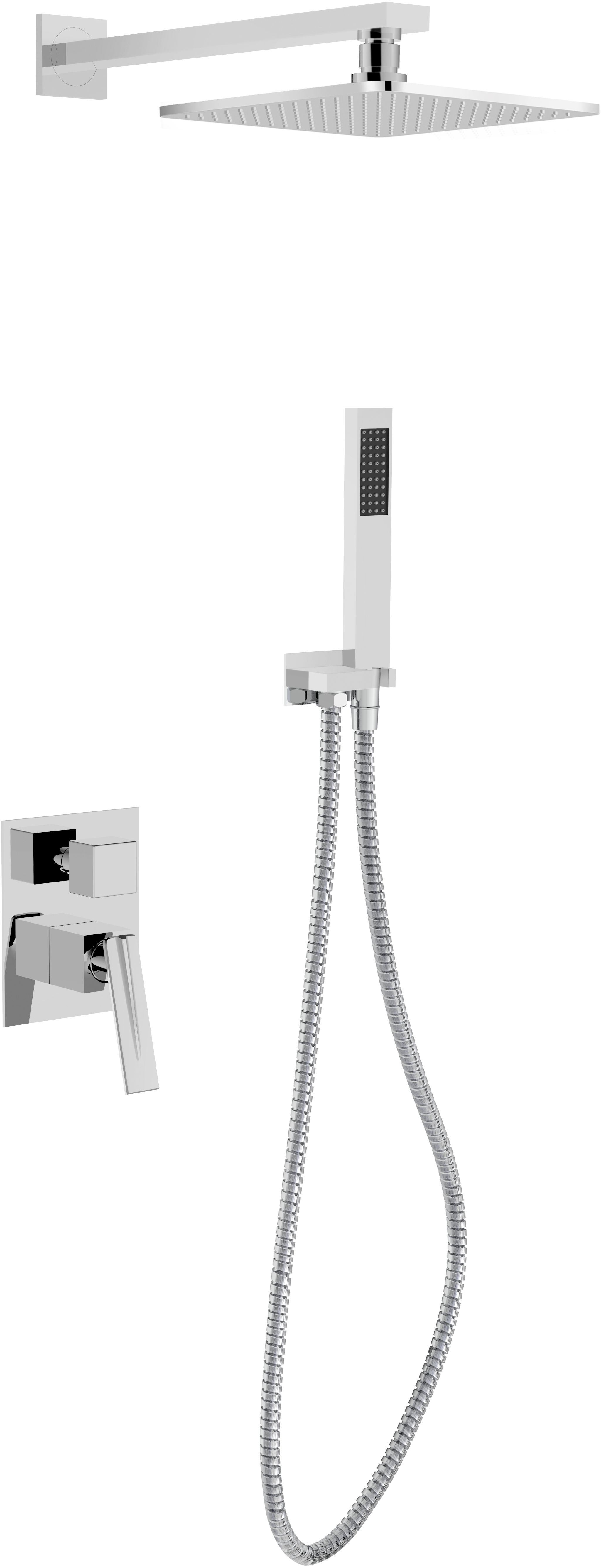 Besco Aspira ensemble de douche encastré chrome BP-AII-CH