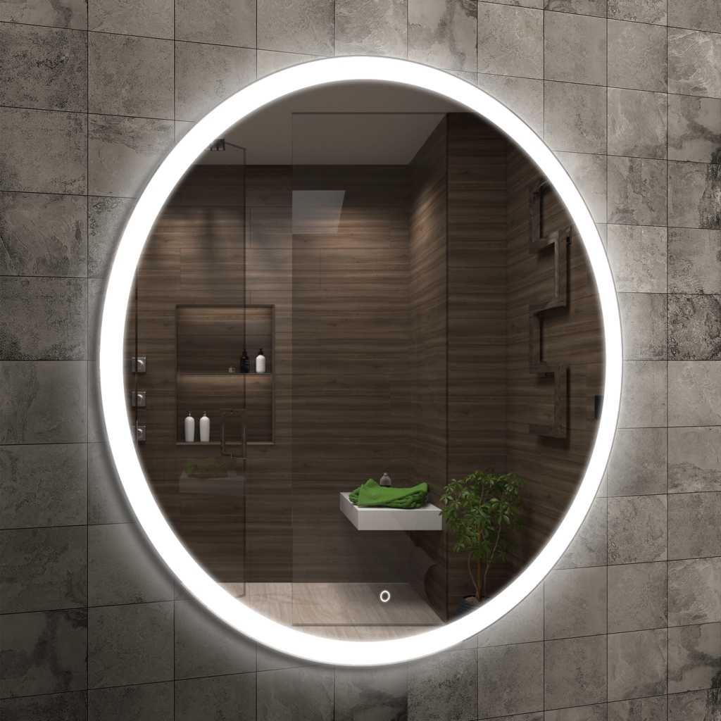 LaVita Aura miroir 80x80 cm avec éclairage 5908211499574