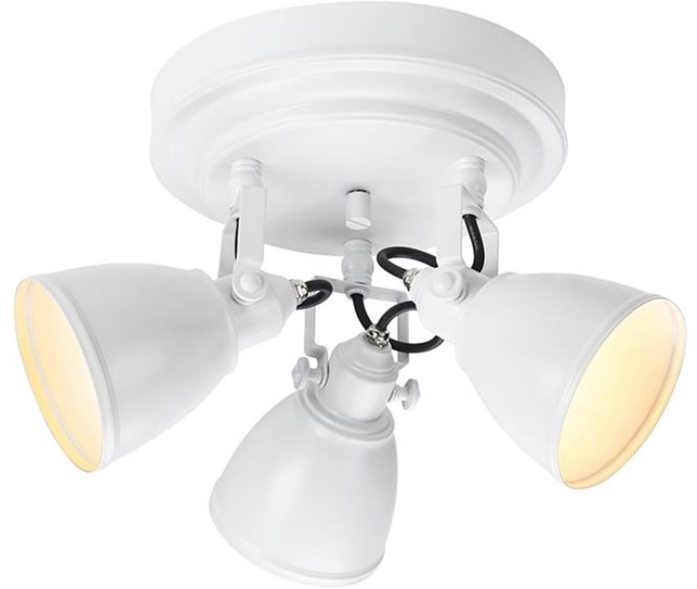 Markslöjd Fjällbacka plafonnier 3x20 W blanc 108083