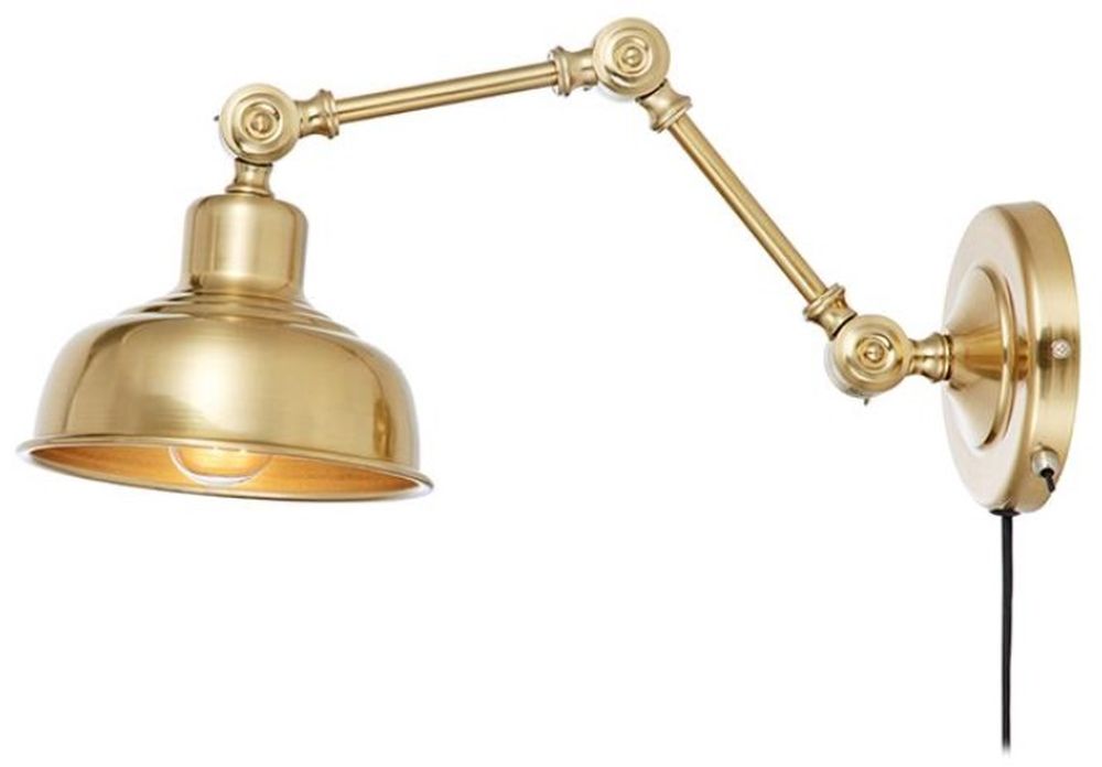 Markslöjd Grimstad applique murale 1x60 W laiton 108115