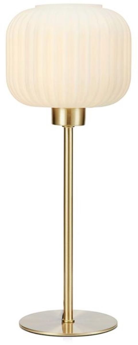 Markslöjd Soleil lampe de table 1x40 W blanc-laiton 108120