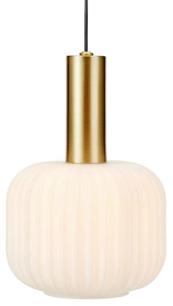 Markslöjd Sober lampe suspendue 1x40 W blanc-laiton 108123