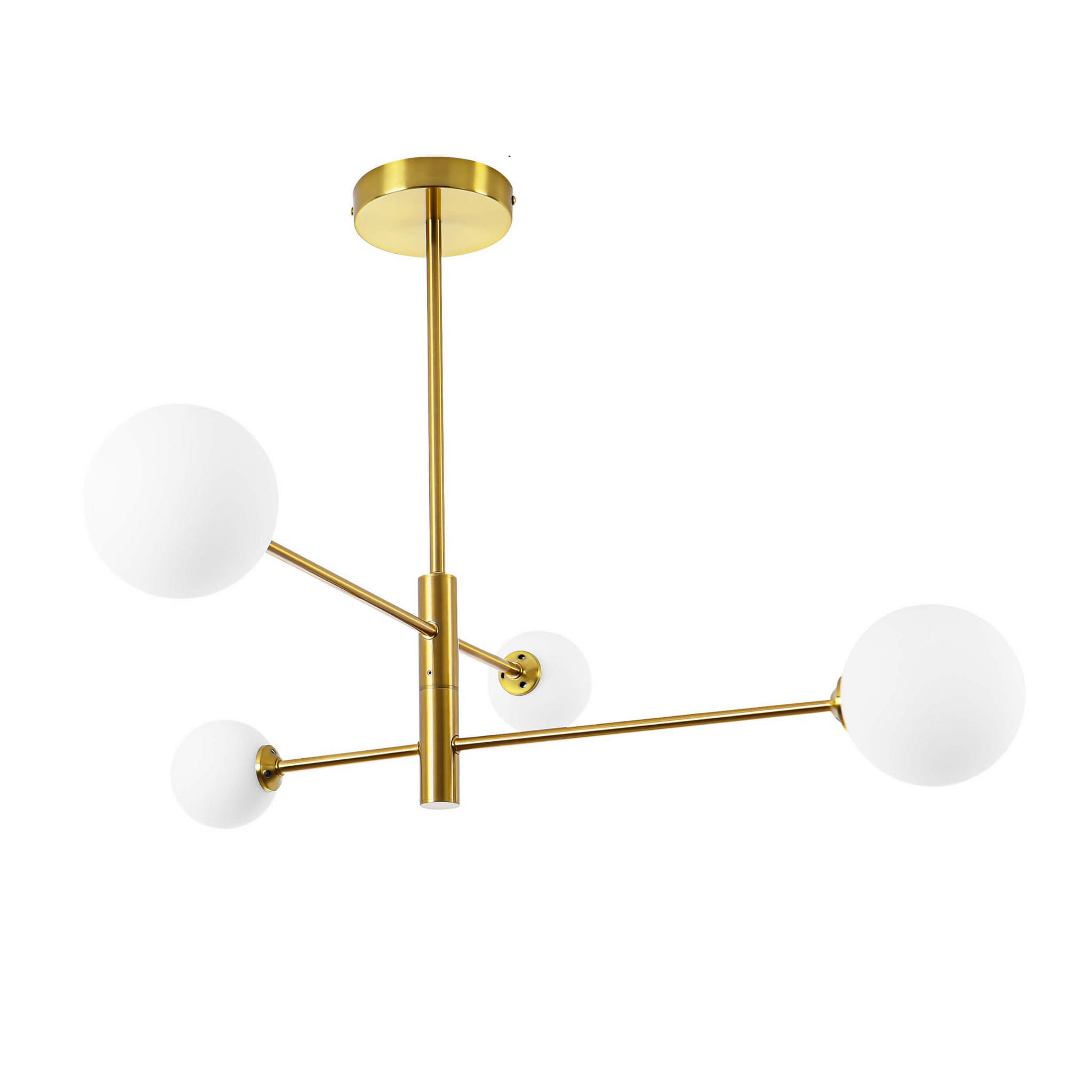 Light Prestige Dorado plafonnier 4x40 W blanc-doré LP-002/4P