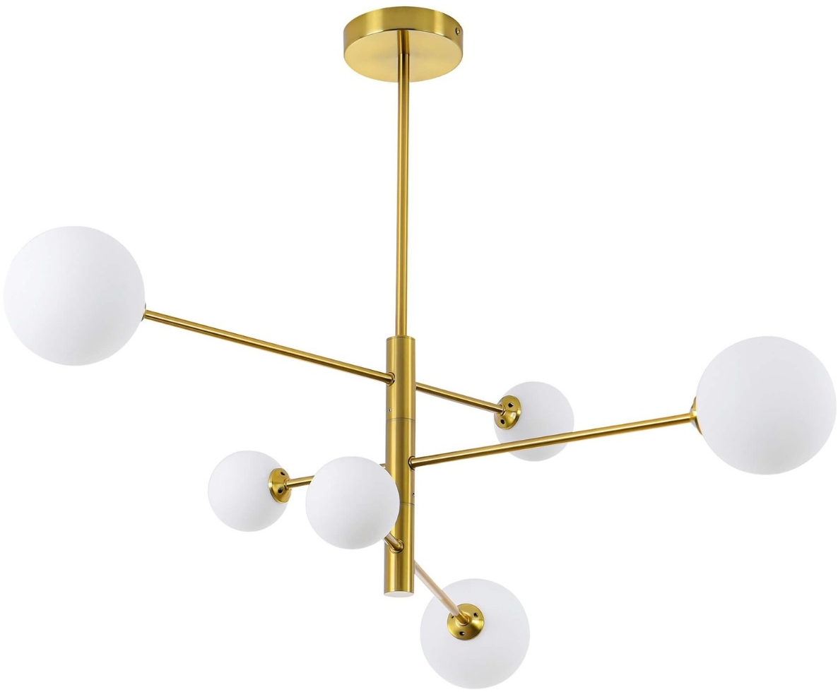 Light Prestige Dorado plafonnier 6x40 W blanc-doré LP-002/6P