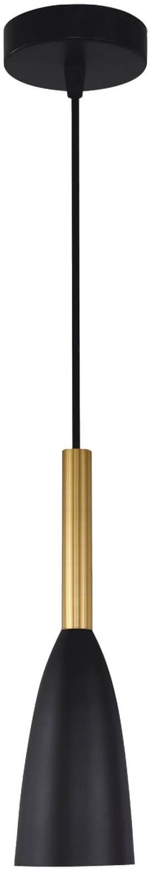 Light Prestige Solin lampe suspendue 1x60 W noir-doré LP-181/1PBK/GD