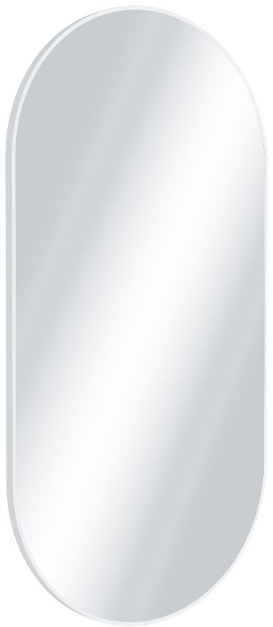 Excellent Revia miroir 50x100 cm ovale blanc DOEX.RE100.050.WH