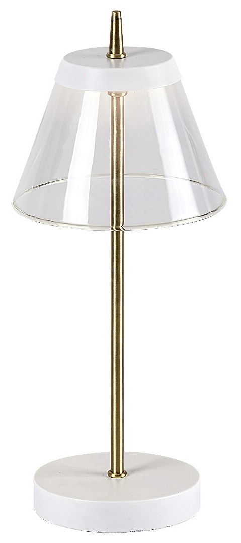Rabalux Aviana lampe de table 1x6 W blanc-transparent-laiton 5030