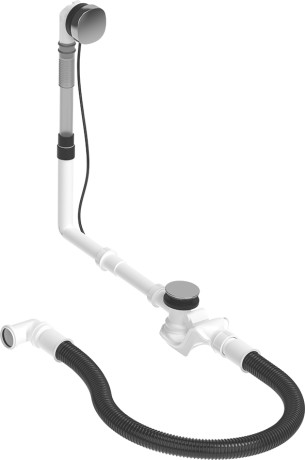 Duravit Quadroval siphon de baignoire chrome 792218000001000