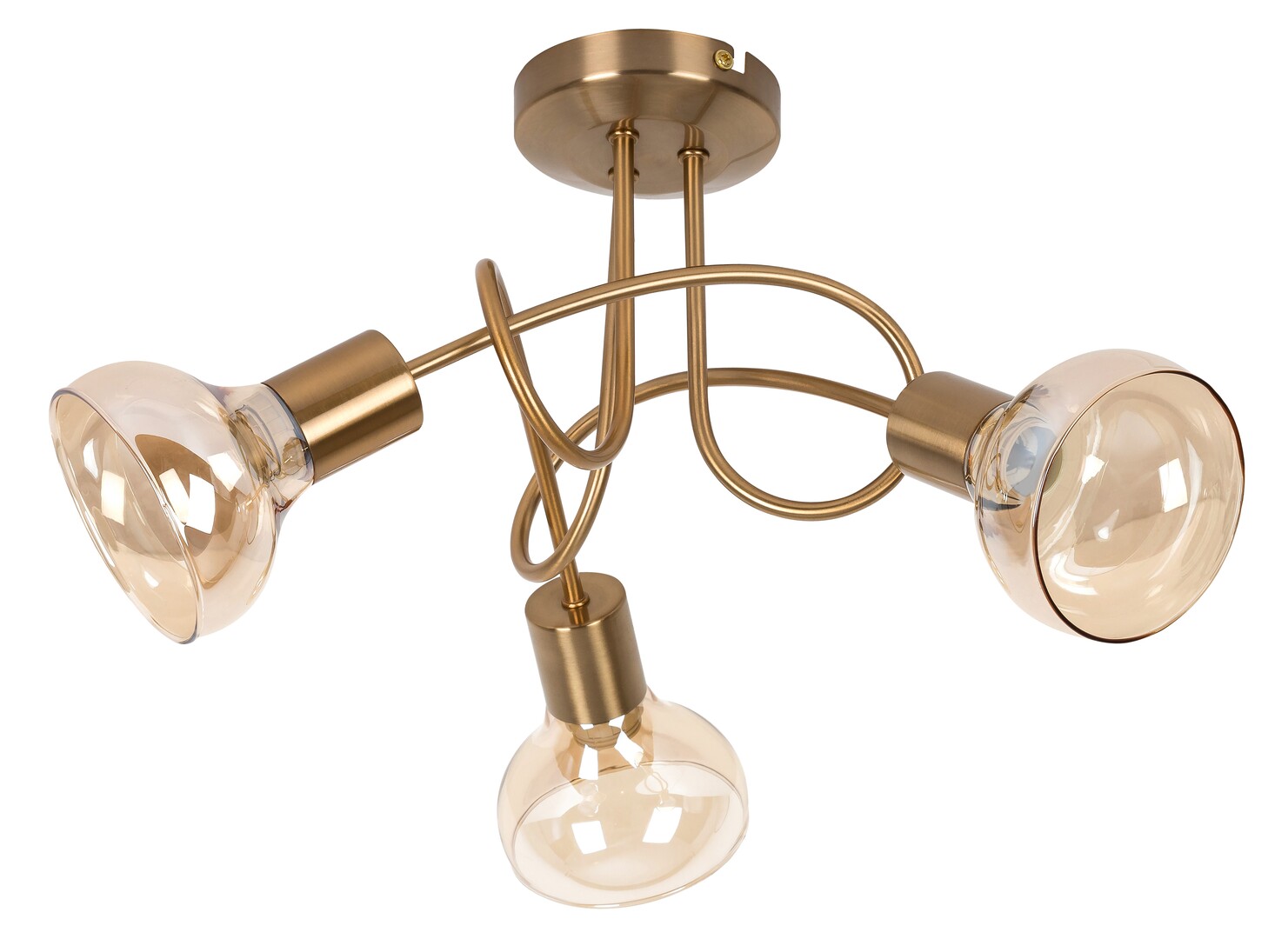 Rabalux Holly plafonnier 3x40 W laiton-ambré 5548