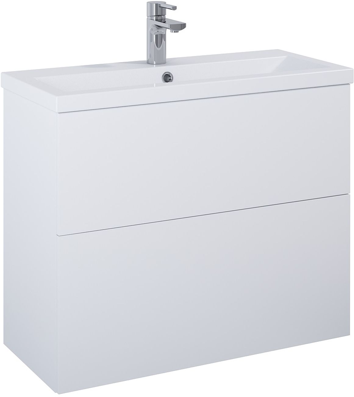 Elita Kido lavabo avec meuble 81 cm blanche RE020801115290
