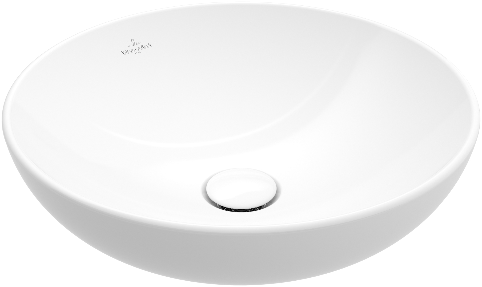 Villeroy & Boch Loop & Friends lavabo 38x38 cm ronde à poser blanc 4A450101