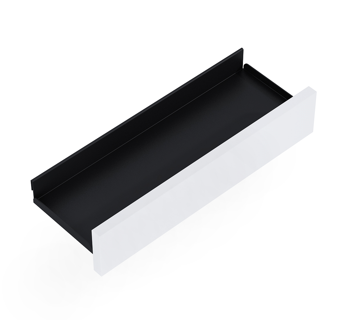 Elita For All étagère 40 cm blanc-noir RE130400068060