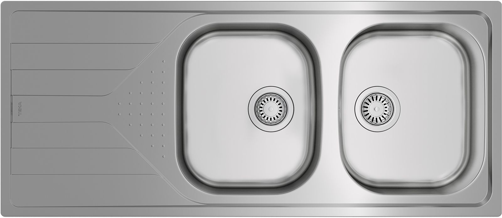 Teka Universe évier en acier inoxydable 116x50 cm 115170006