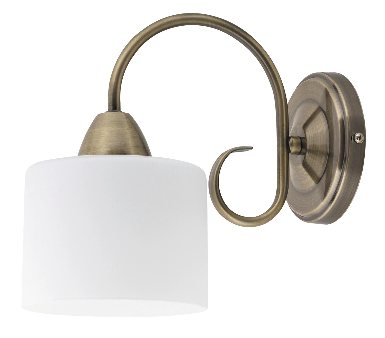 Rabalux Edith applique murale 1x60 W blanc-laiton 7274