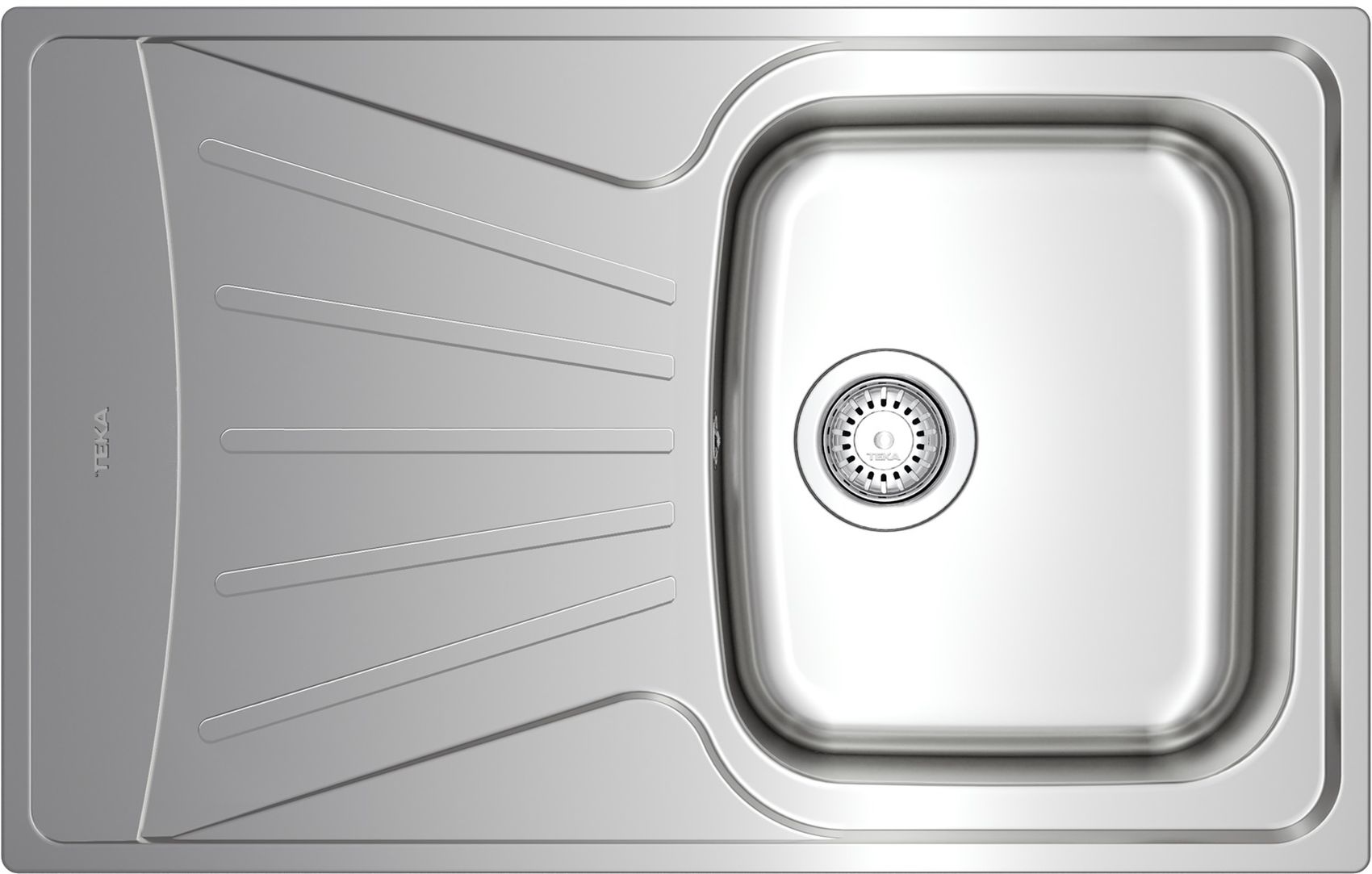 Teka Starbright évier en acier inoxydable 79x50 cm 115120036