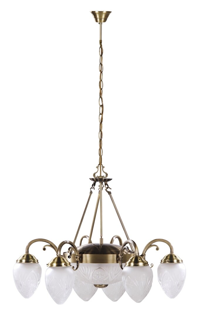 Rabalux Annabella lampe suspendue x60 W blanc-laiton 8636