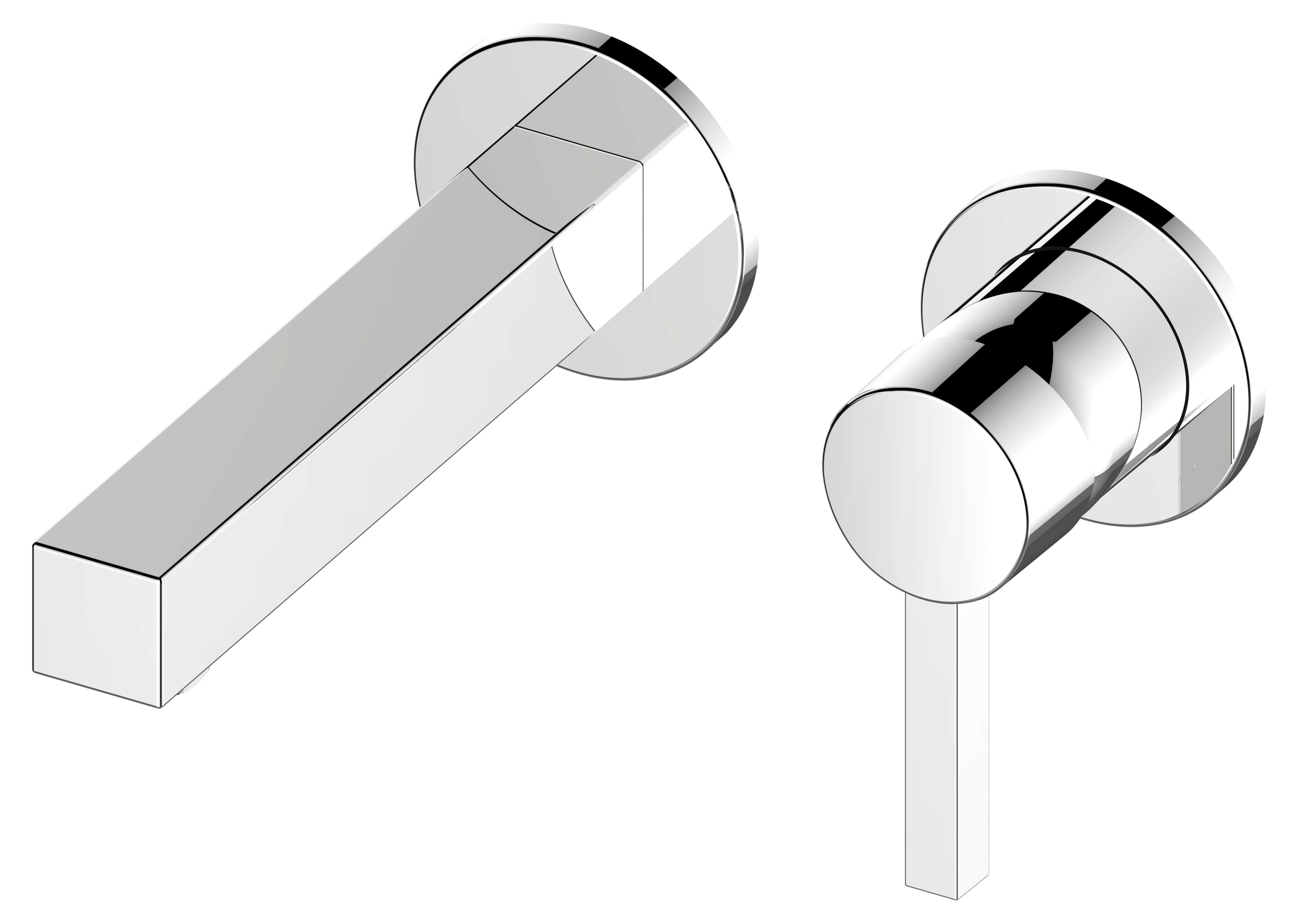 Keuco Edition 90 mitigeur de lavabo encastrée chrome 59016010202