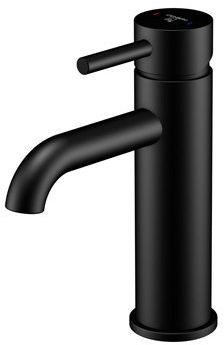 Steinberg 100 mitigeur de lavabo sur pied noir 1001750S