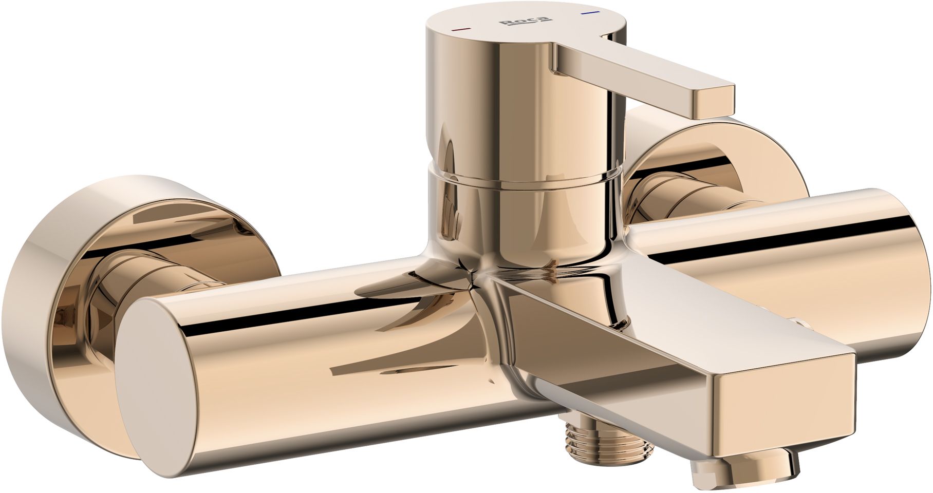 Roca Naia Rose Gold mitigeur bain-douche murale || A5A0296RG0