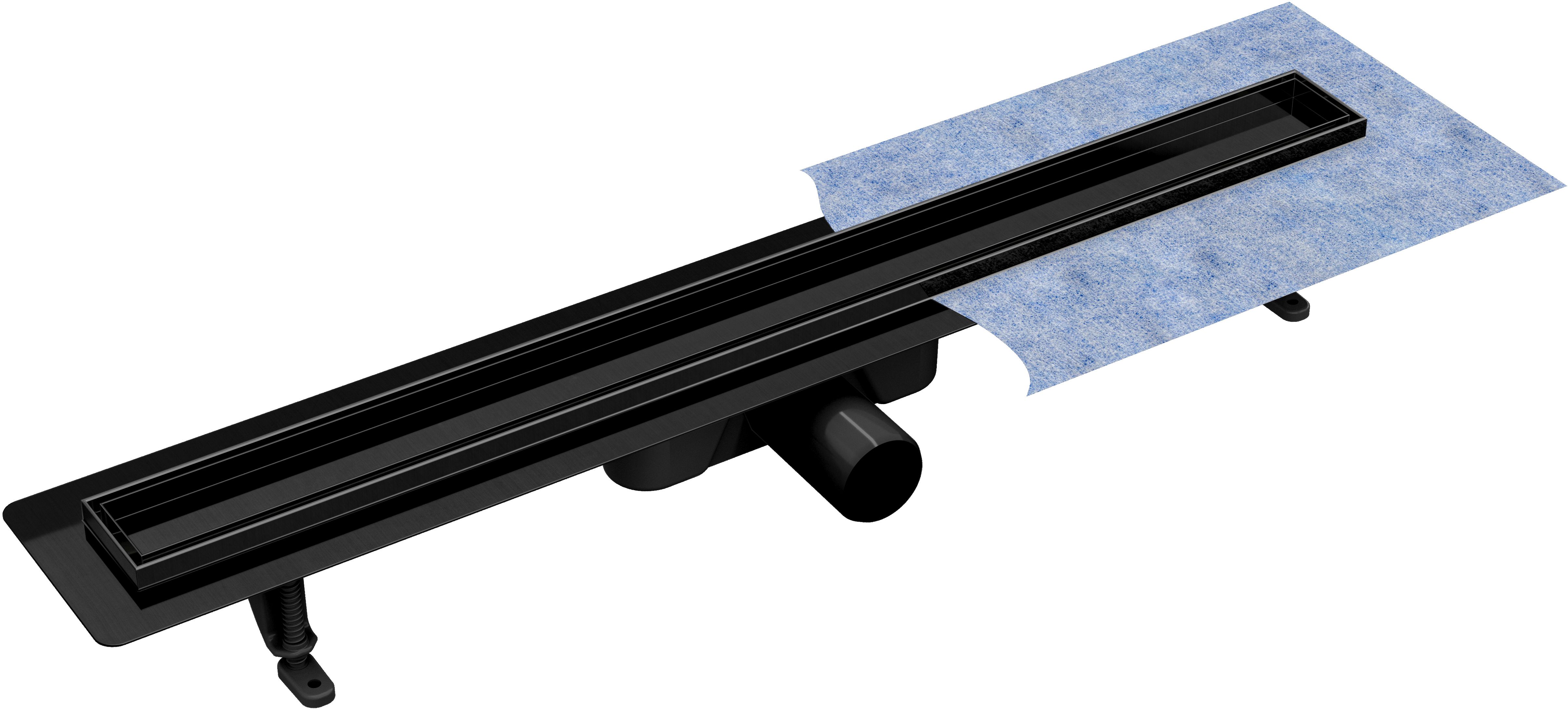 Besco Virgo Nero Duo drain de douche 80 cm noir OL-80-VN