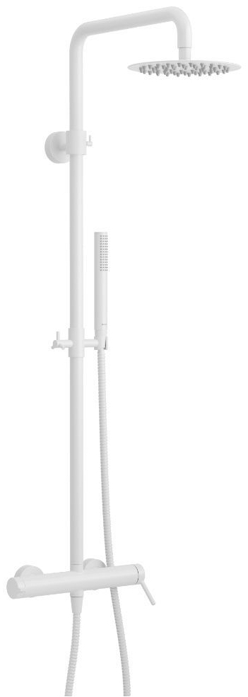 Excellent Pi ensemble de douche mural oui blanc AREX.1281WH