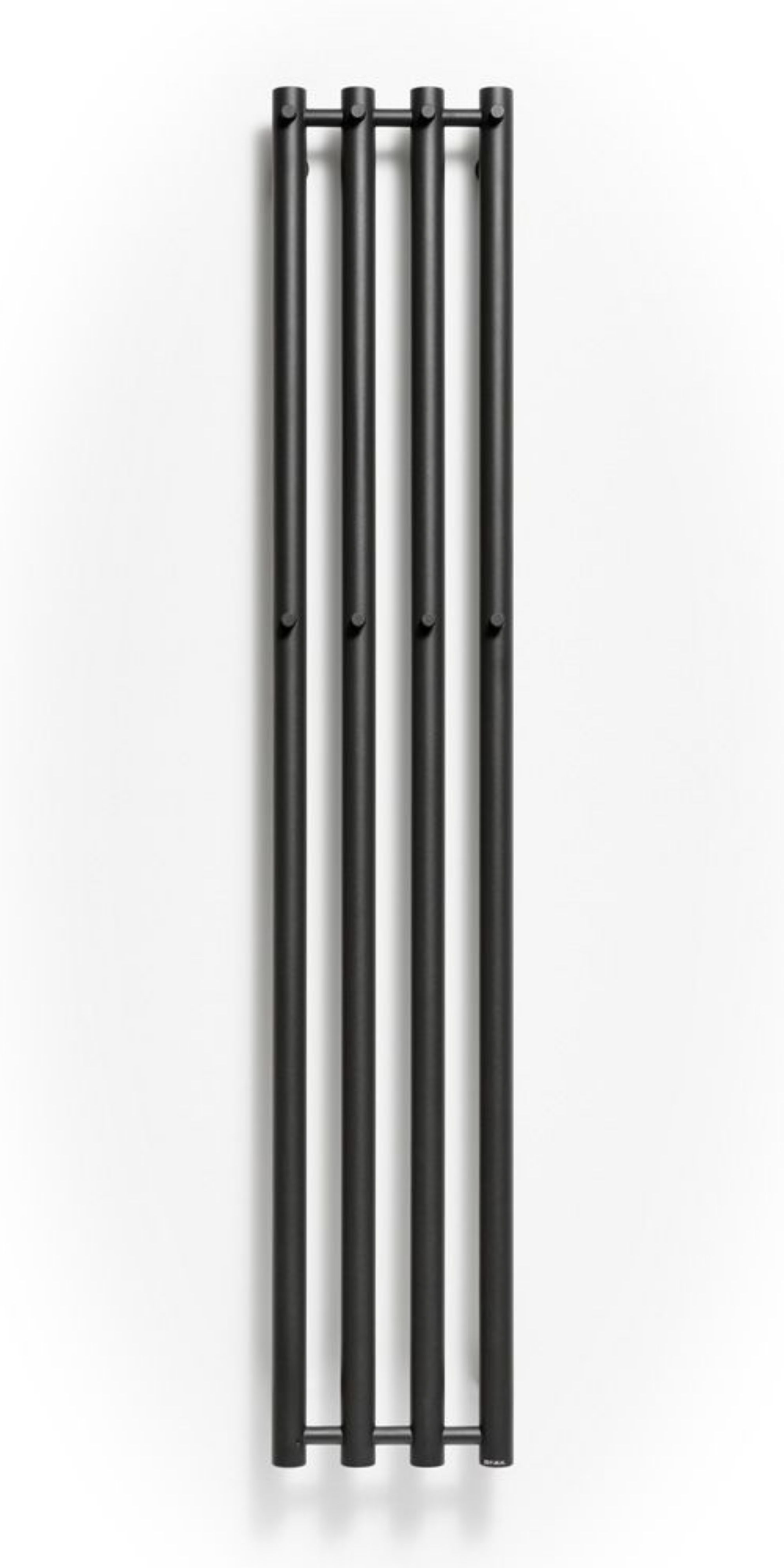 P.M.H. Rosendal radiateur de salle de bain décoratif 150x26.6 cm noir R2BL