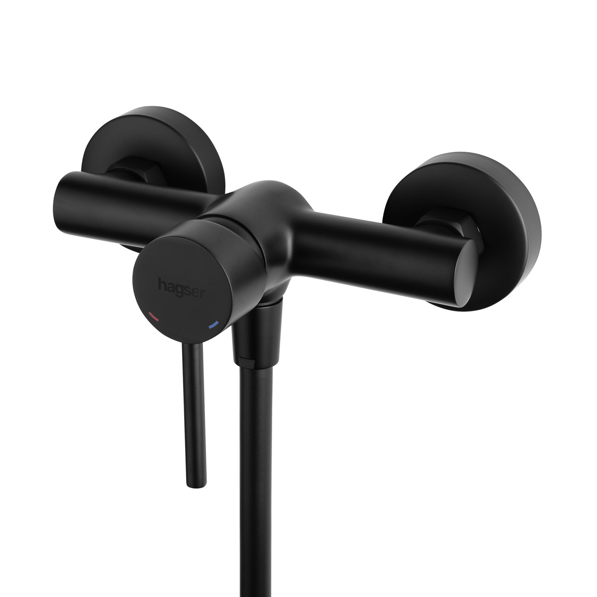 Hagser Lisa mitigeur de douche murale noir HGR40000033