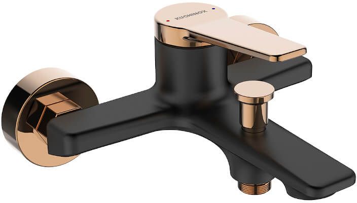 Kuchinox Alanis mitigeur bain-douche murale noir BQI810D