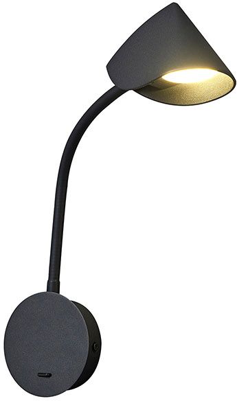 Mantra Goa applique murale 1x7.5 W noir 7721