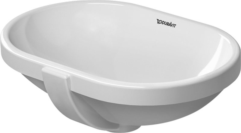 Duravit Foster lavabo 43x28 cm ovale sous-plinthe blanc 03364300001