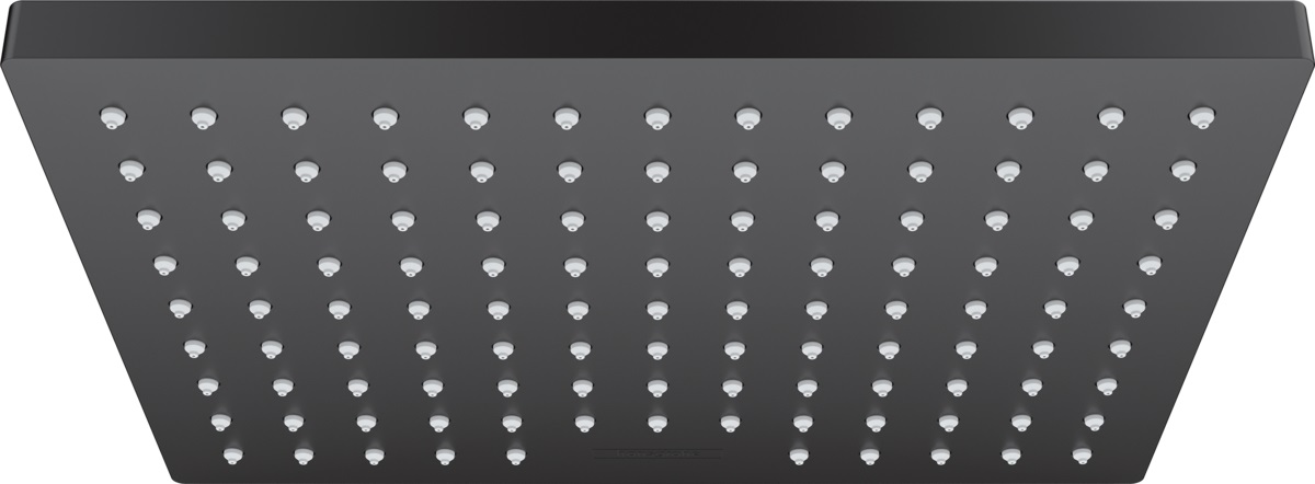 Hansgrohe Vernis Shape douche à effet de pluie 23x17 cm rectangulaire noir 26281670