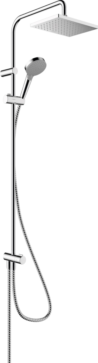 Hansgrohe Vernis Shape ensemble de douche mural oui chrome 26282000