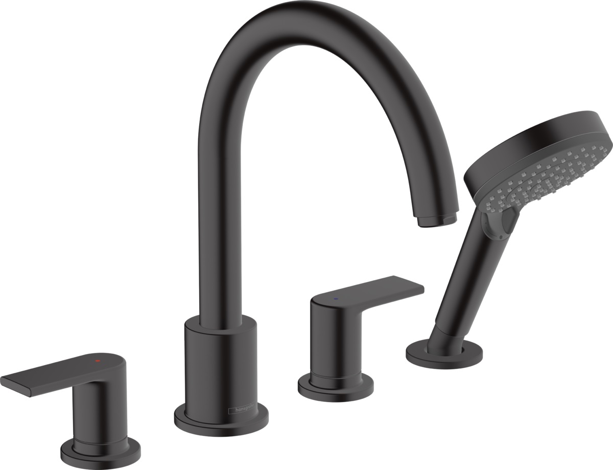 Hansgrohe Vernis Shape mitigeur bain-douche pour baignoire noir 71459670