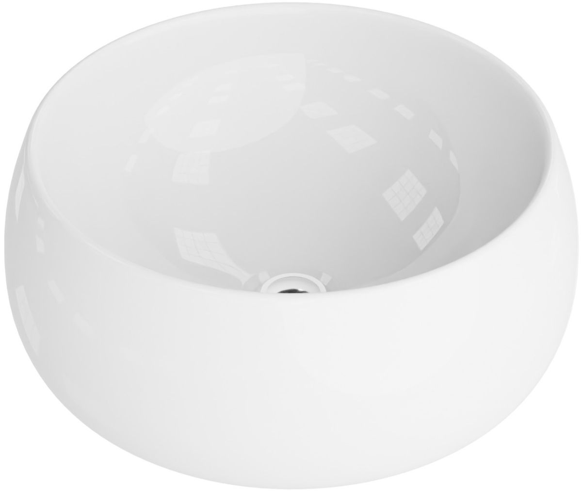 LaVita Graciosa lavabo 41x41 cm ronde à poser blanc 5908211470870